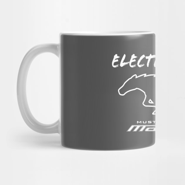 Mustang Mach-E - Electric Pony in White by zealology